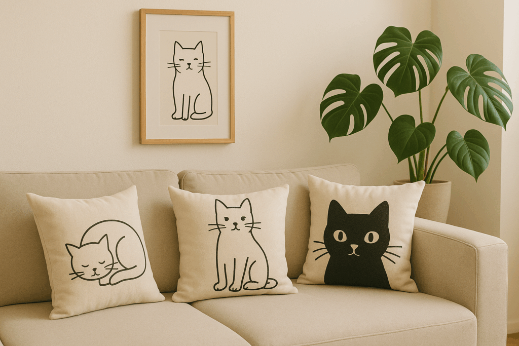 Decoración de gatos en Chile